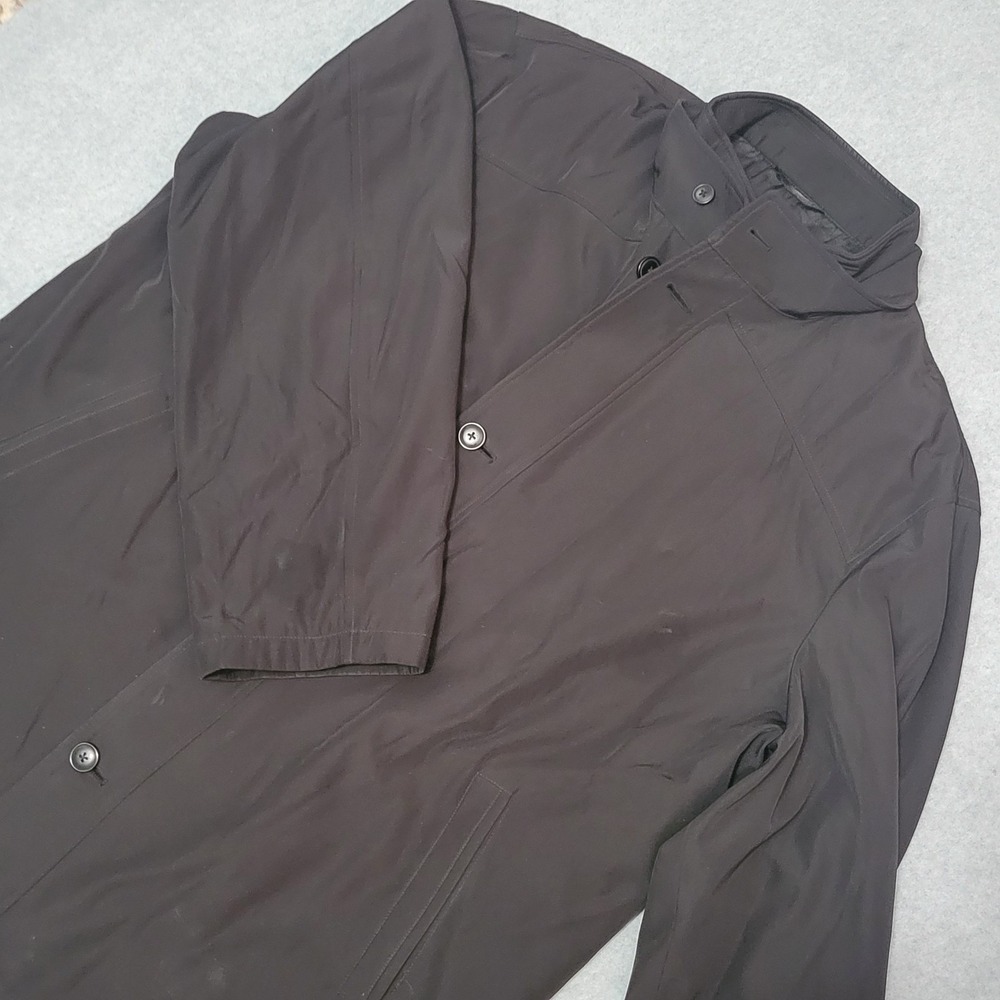 Jean-Paul Germain All Weather Men's 2X Tall Black Car Coat w/ Liner Vest 2XT